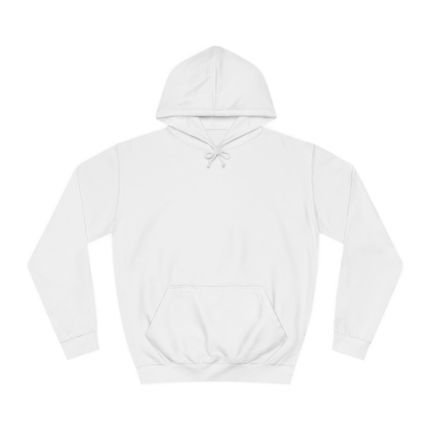 Unisex College Hoodie - Deal with it! - Minimalist Butterfly