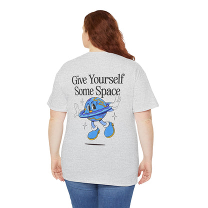 Cute Space Print Unisex Tee - Give Yourself Some Space Design