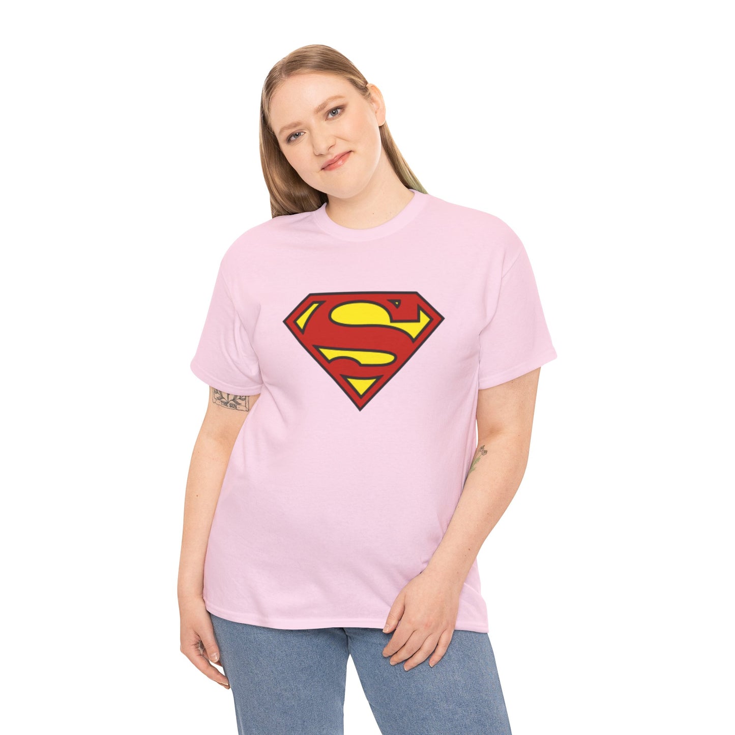 Superman Shield Unisex T-Shirt — Classic Red & Yellow Logo Tee
