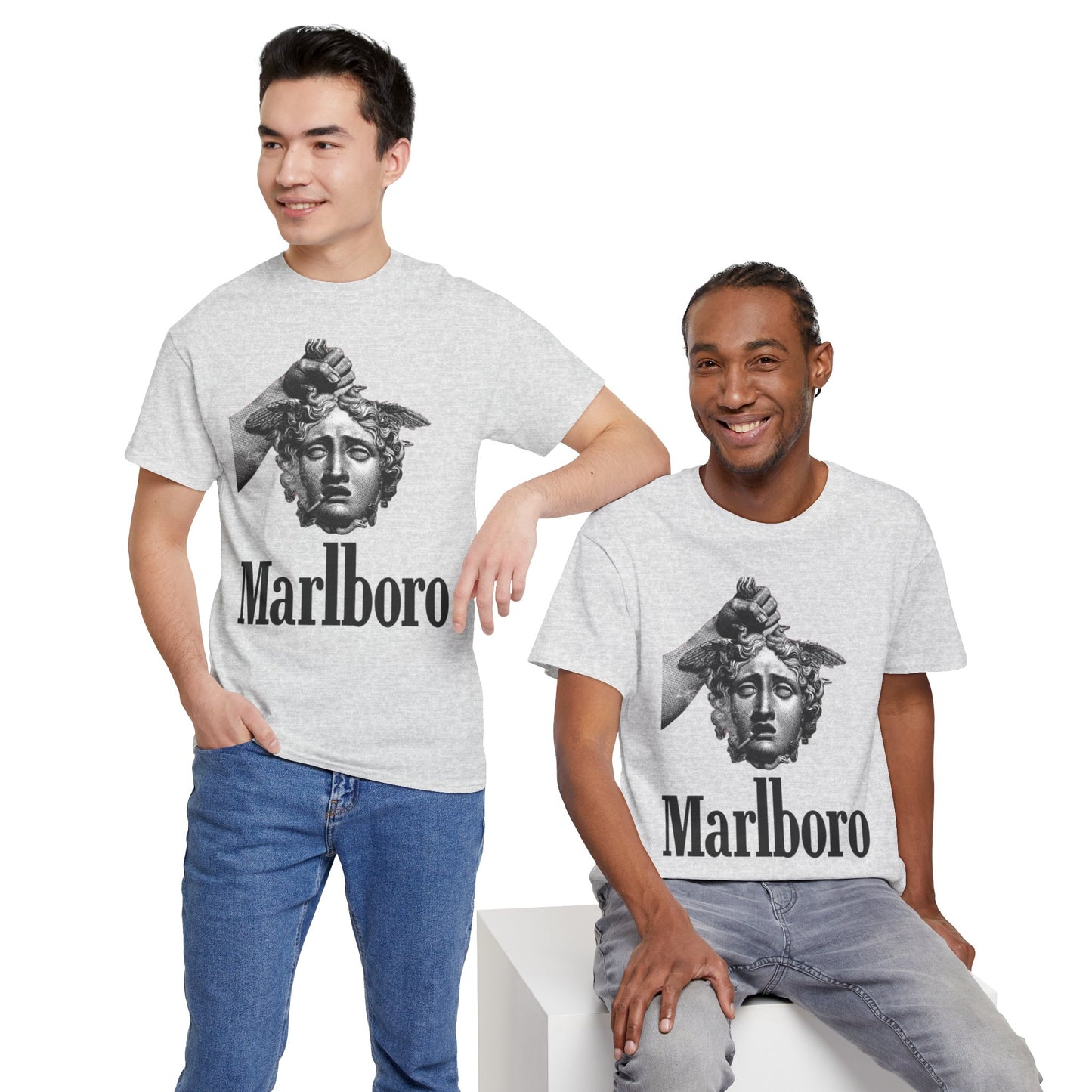 Artistic Marlboro Design - Unisex Cool Shirt Design
