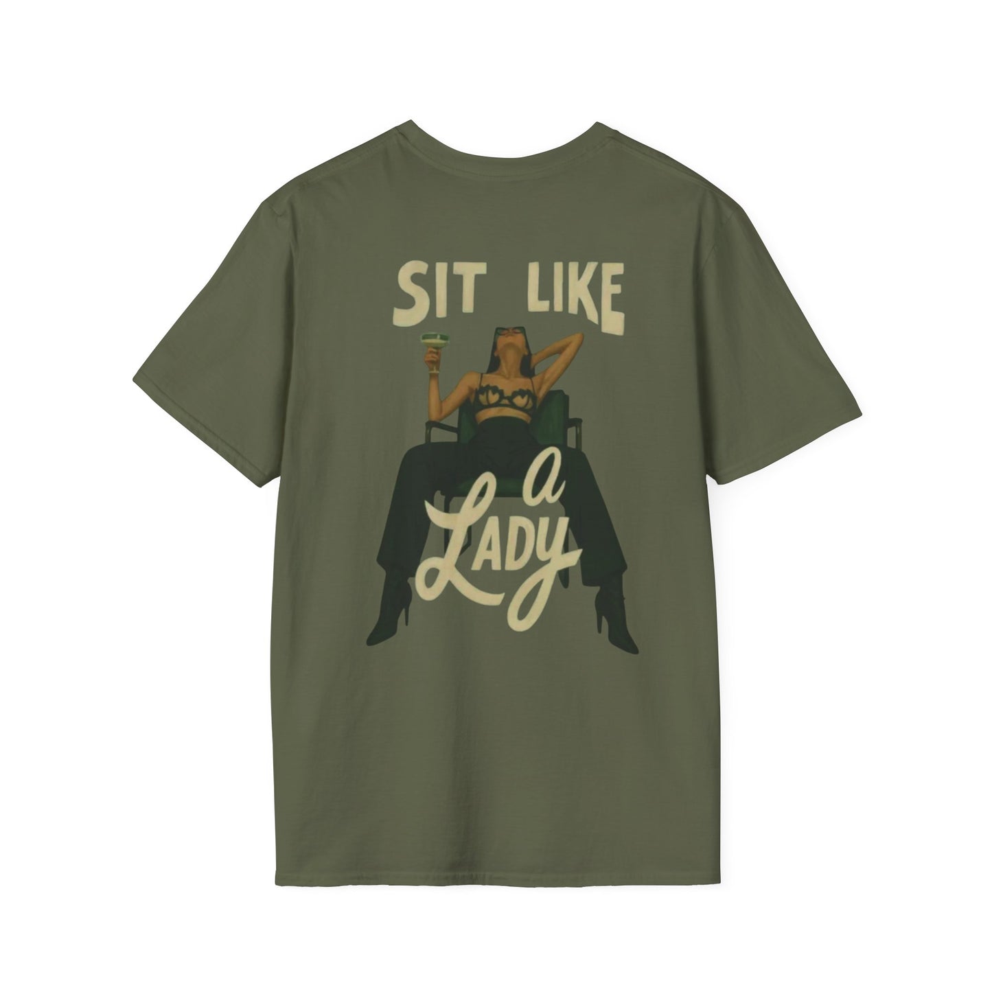 Sit Like a Lady T-Shirt — Southern Sass Graphic Unisex Tee