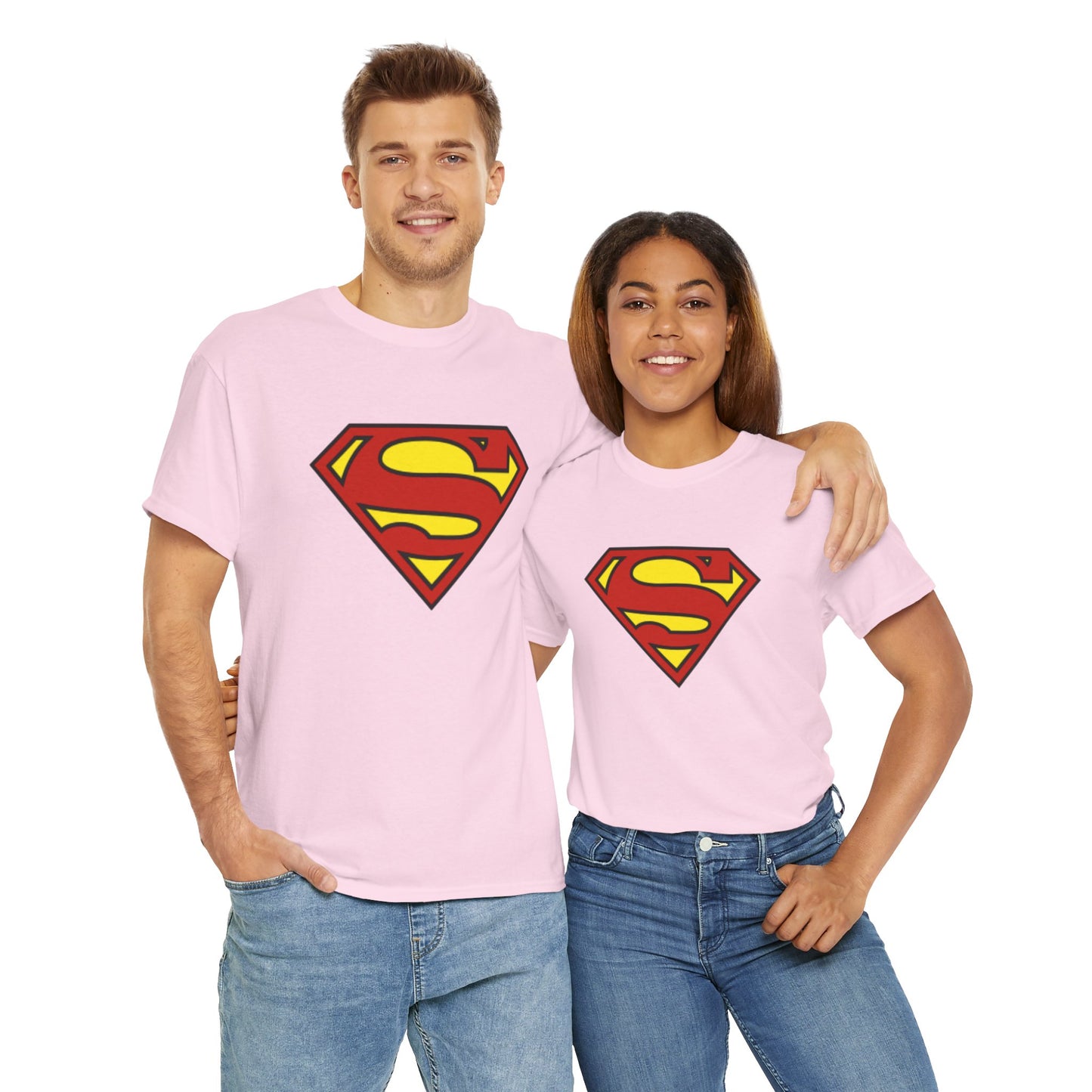 Superman Shield Unisex T-Shirt — Classic Red & Yellow Logo Tee