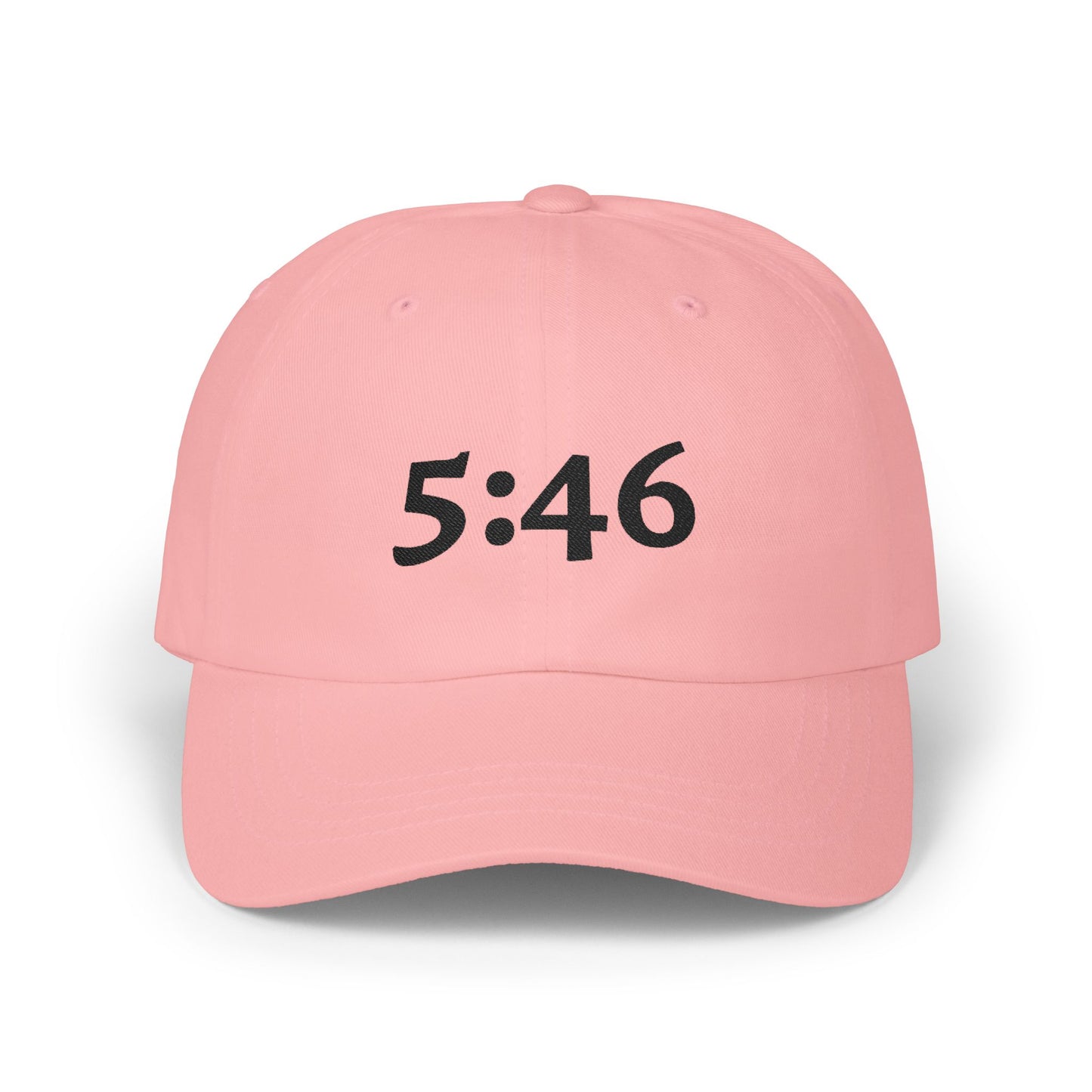 Dad Cap — 5:46 Embroidered Minimalist Baseball Hat