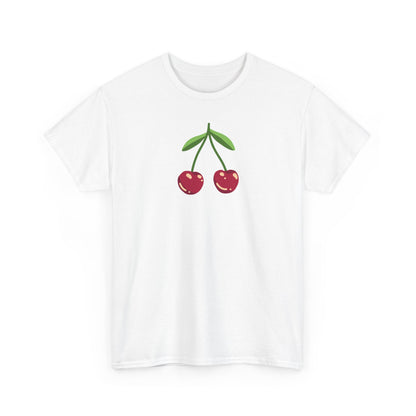 Cute Cherry Embroidery T-Shirt – Summer Style for Everyone